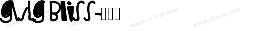 GWLG Bliss字体转换